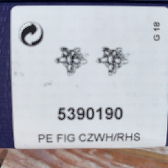 Swarovski Fig Stud Earrings - Picture 8 of 8